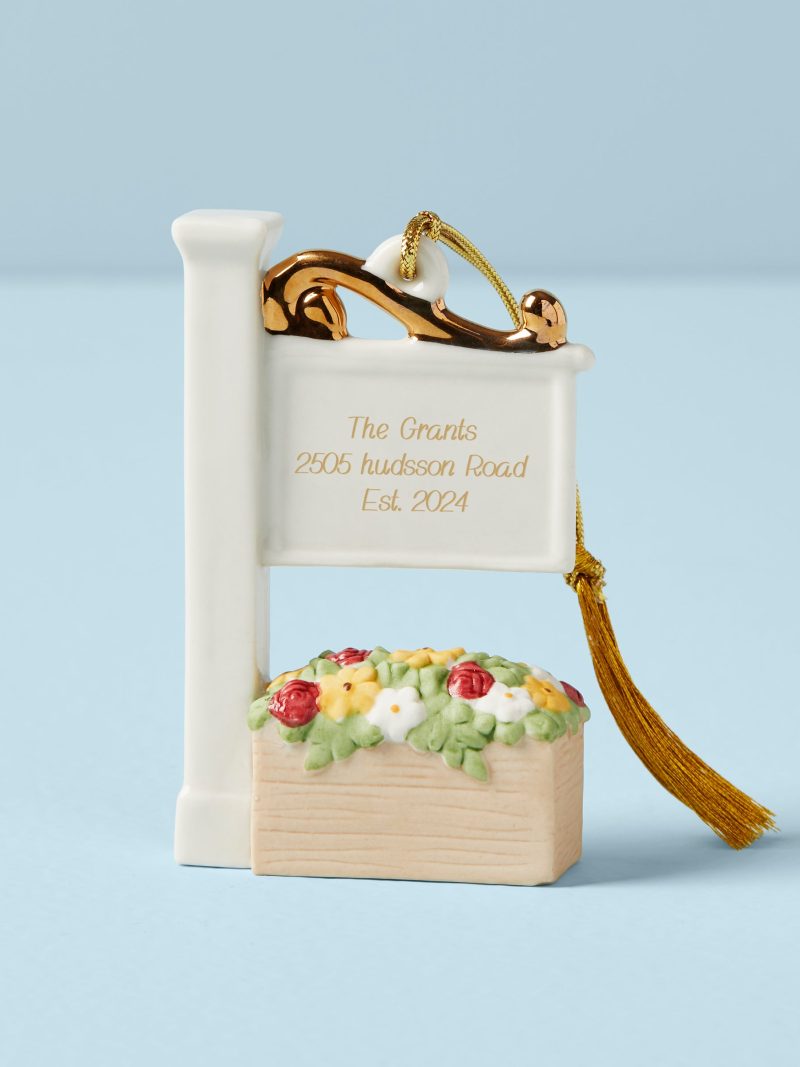 Personalized Home Established Sign Ornament
